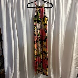 London Times Vibrant Floral Maxi Dress - Size 12